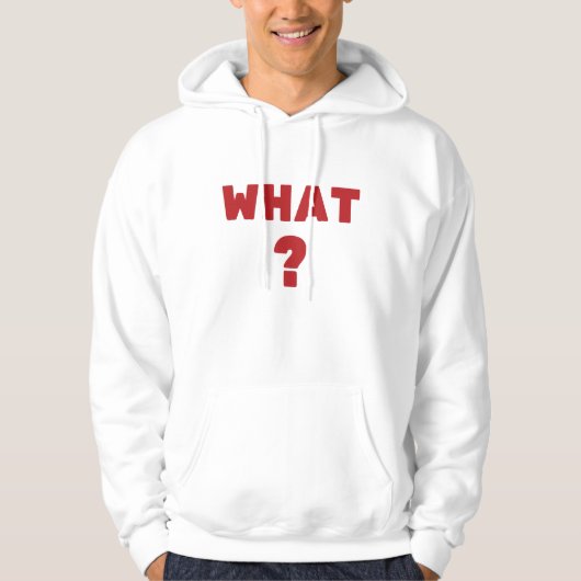 Was ist? hoodie (Vorderseite)