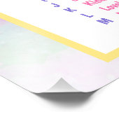 Was ist Ihr Einhornnamenspiel? Fotodruck (Ecke)