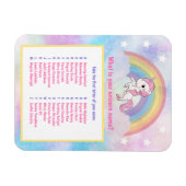 Was ist Ihr Einhornnamenspiel? Magnet (Horizontal)