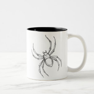 Was ist Ihr Gift? Creepy Spinnen-Tasse Zweifarbige Tasse