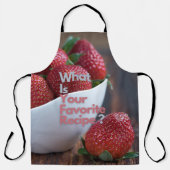 Was ist Ihr Lieblingsrezept? Schürze (Vorderseite)