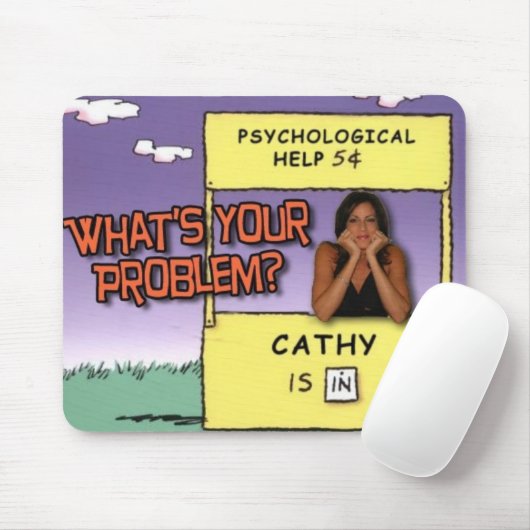 "Was ist IHR Problem? "Mausunterlage Mousepad (Mit Mouse)