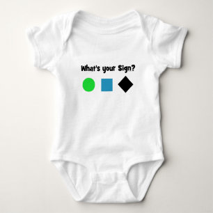 Was ist Ihr Zeichen? Baby Strampler