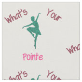 Was ist Ihre Pointe Ballerina? Stoff (Nahaufnahme)