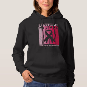 Was ist Ihre Superpower Breast Cancer Awareness? Hoodie