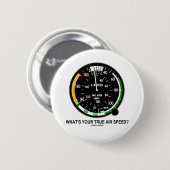 Was ist Ihre wahre Luft-Geschwindigkeit? Button (Vorne & Hinten)