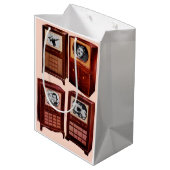 Was ist im Fernsehen 1951? Mittlere Geschenktüte (Rückseite Schrägansicht)