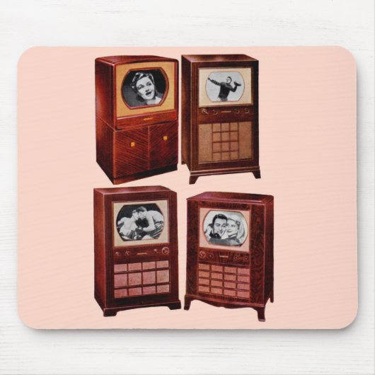 Was ist im Fernsehen? Mousepad (Vorne)