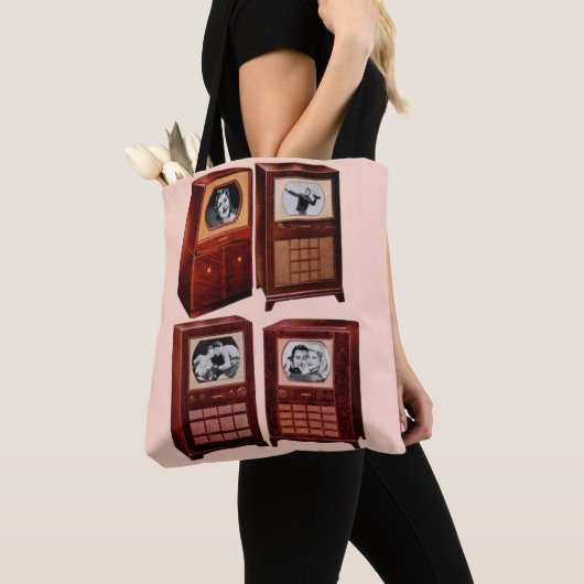 Was ist im Fernsehen? Tasche (Von Nahem)