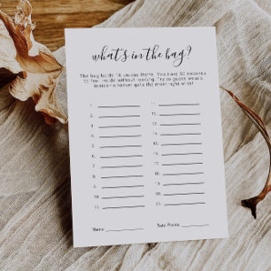 Was ist im Taschenspiel Minimalistische Hochzeit Einladung