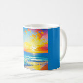 "Was ist im Wasser?" Kaffeetasse (VorderseiteRechts)