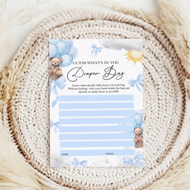 Was ist im Windeln Bag Baby Shower Game? (Von Creator hochgeladen)