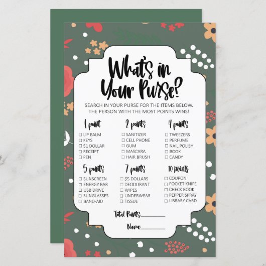 Was ist in deinem Brautparty? (Vorne/Hinten)