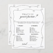 Was ist in deinem Brautparty? (Vorne/Hinten)