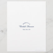 Was ist in deinem Brautparty Games Floral? (Rückseite)