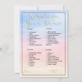 Was ist in deinem Brautparty "Taille Pastel Clouds Einladung