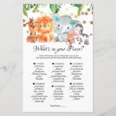 Was ist in deinem Handspiel? Baby Showspiele (Vorderseite)