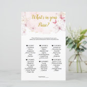 Was ist in deinem Handspiel? Baby Showspiele (Stehend Vorderseite)