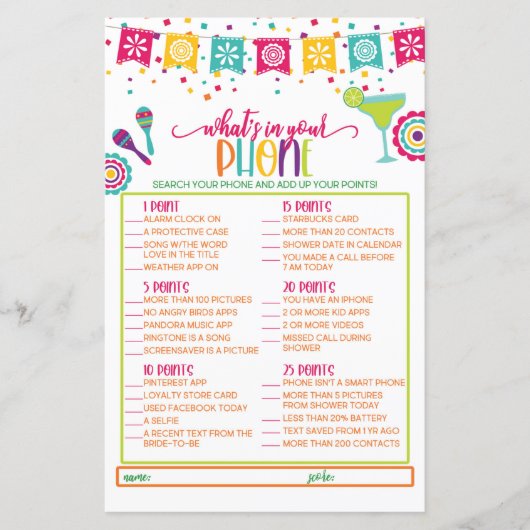 Was ist in deinem Handyspiel - Fiesta WH (Vorderseite)