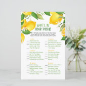 Was ist in deinem Handyspiel - Lemon? (Stehend Vorderseite)