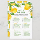 Was ist in deinem Handyspiel - Lemon? (Vorne/Hinten)