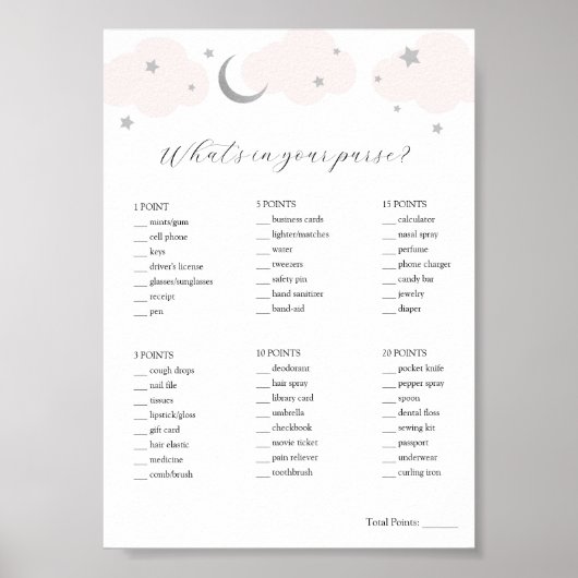 Was ist in deinem Purse Baby Duwer Game? Poster (Vorne)