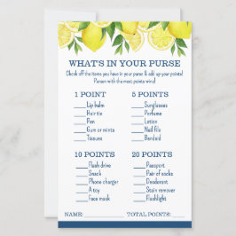 Was ist in deinem Purse Lemon Brautparty Game?