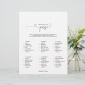 Was ist in deinem Purse Script Brautparty Game? (Stehend Vorderseite)