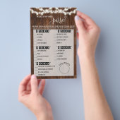 Was ist in deinem Purse Western Brautparty Game? Flyer (Handgriff)