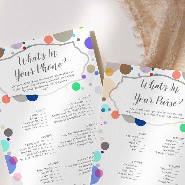 "Was ist in deinem Telefon / in deiner Geldbörse?" (Von Creator hochgeladen)