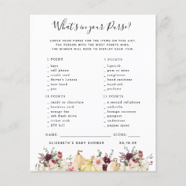 Was ist in deiner Geldbörse? | Baby Showspiel