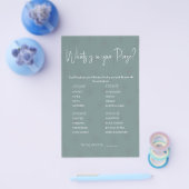 Was ist in deiner Geldbörse? Game Card Flyer (Einzeln)