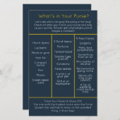 Was ist in deiner Geldbörse? Junggeselinnen-Abschi (Vorne/Hinten)