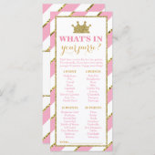 Was ist in deiner Hand? Baby Duwer Game, Princess (Vorne/Hinten)