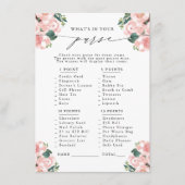 Was ist in deiner Hand? Boots & Bubbly Party Begleitkarte (Vorderseite)