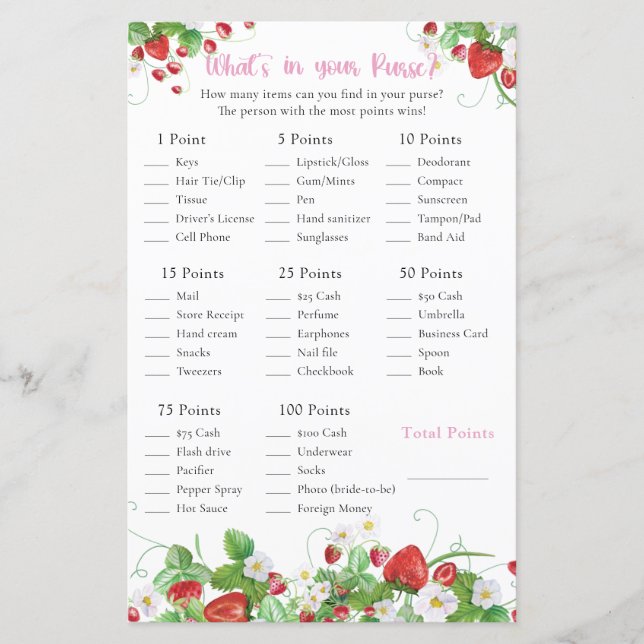 Was ist in deiner Hand? | Strawberry Berry Sweet (Vorderseite)