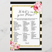 Was ist in deiner Handlung - Brautparty Game (Vorderseite)