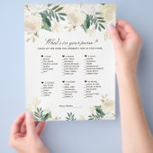 Was ist in deiner Handtasche? Brautparty Printable Flyer (Hand)