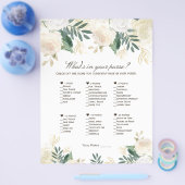 Was ist in deiner Handtasche? Brautparty Printable Flyer (Einzeln)