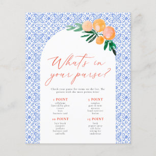 Was ist in deiner Handtasche Spritz Brautparty Gam