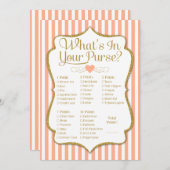 Was ist in deiner Purse Game Peach Gold Dusche? (Vorne/Hinten)