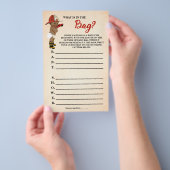 Was ist in den Bag OM Firefighter Baby Shower Game Flyer (Handgriff)