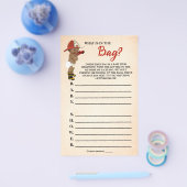 Was ist in den Bag OM Firefighter Baby Shower Game Flyer (Einzeln)