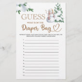 Was ist in den Windeln Tasche Winter Baby Dusche S (Vorderseite)