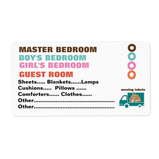 Was ist in der Box?- Umkleidemarken - Schlafzimmer (Vorne)