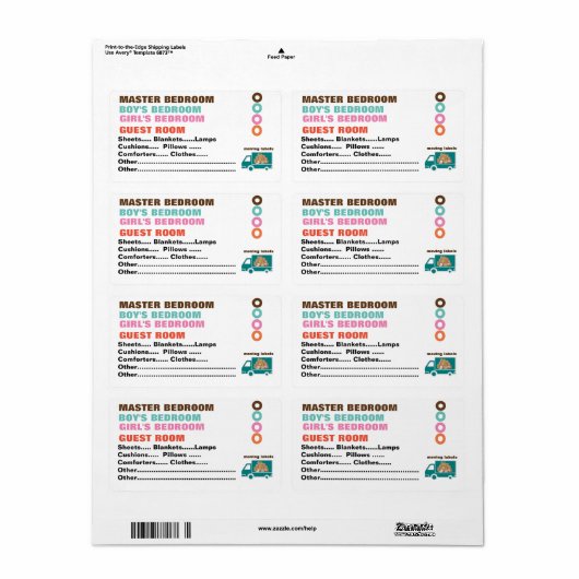 Was ist in der Box?- Umkleidemarken - Schlafzimmer (Vorne)