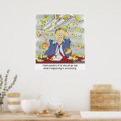 Was ist in der Buchhaltung? Poster (Küche)