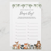 Was ist in der Windelwackelkarte? (Vorne/Hinten)