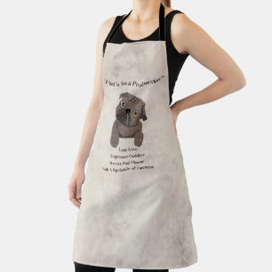 Was ist in einem Pugaccino-Cute Dog-Pug- Schürze