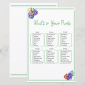 Was ist in Ihrem Handtasche sukkulentes Baby-Dusch (Vorne/Hinten)